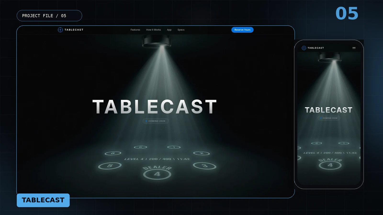 Tablecast shown across desktop and mobile product views