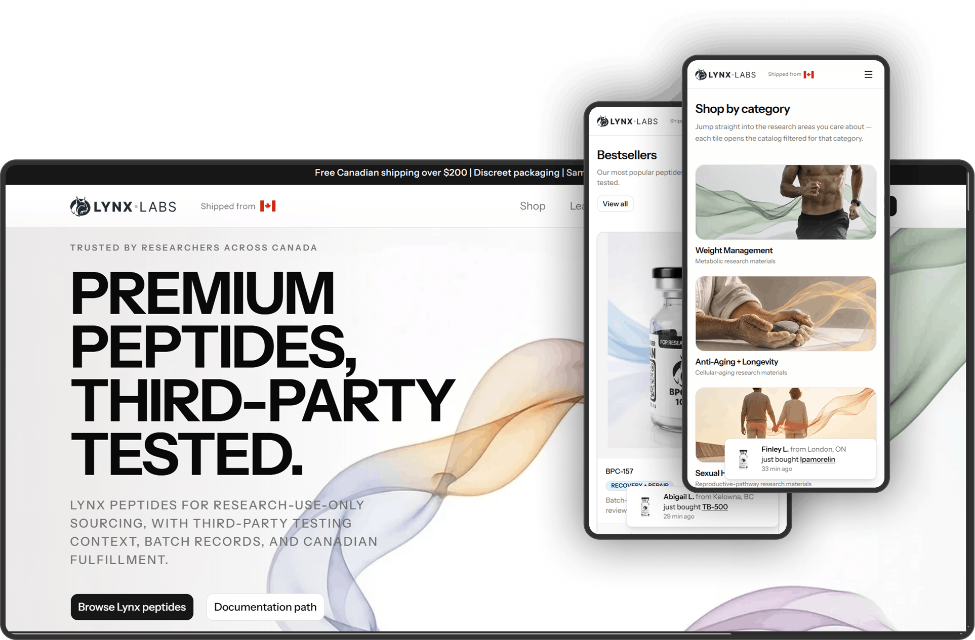 Lynxlabs product design and web development portfolio screenshot by Splaticus